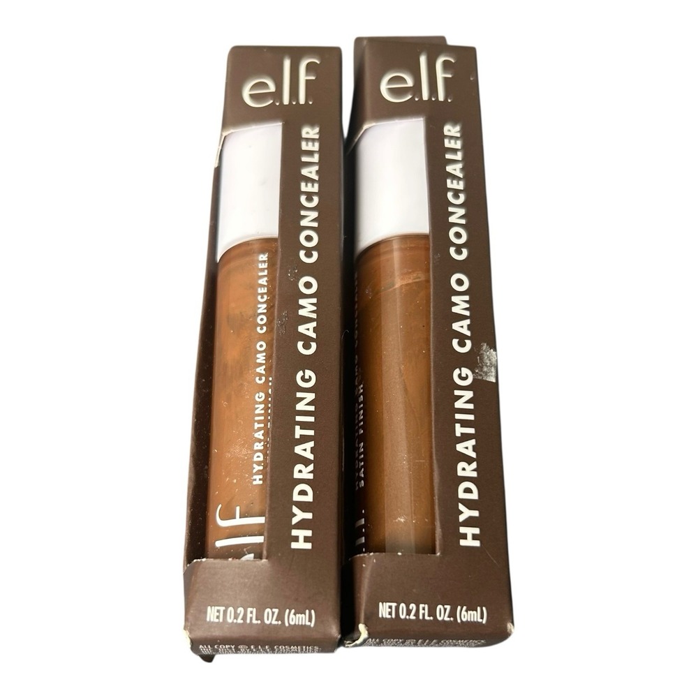 2X Elf E.l.f Camo Hydrating Concealer Rich Ebony  Contour‎ Highlights Makeup