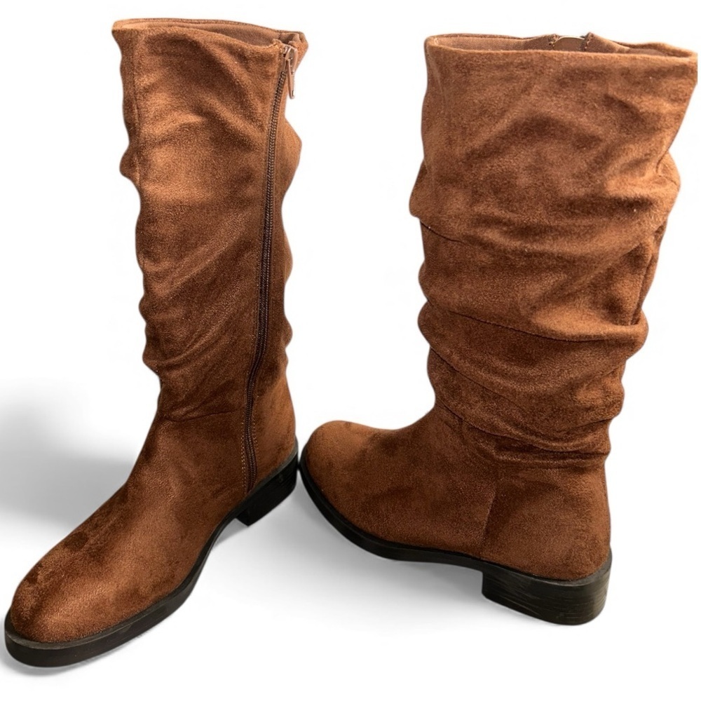 NWOT Steve Madden women’s Jcecee ruched knee-high boots