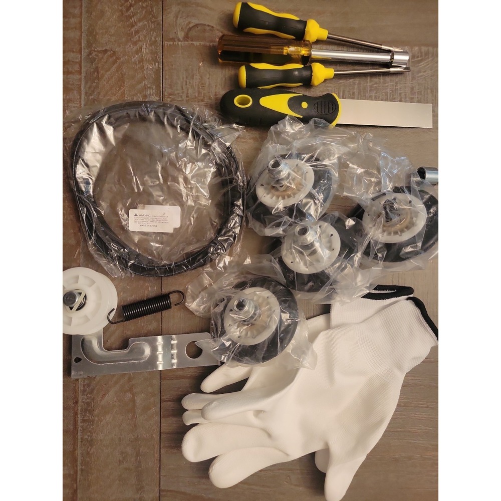 Upgraded Dryer Rollers Kit Compatible with LG Kenmore Dryers Parts