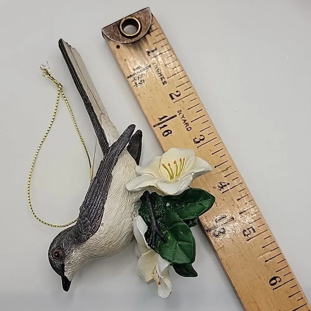 Danbury Mint Christmas Songbird Ornament Mockingbird Retired - Picture 7 of 7