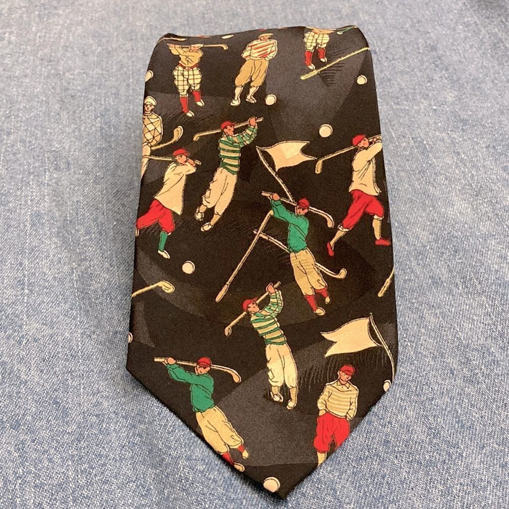 SWANK. Golfing 🏌️‍♂️ tie 