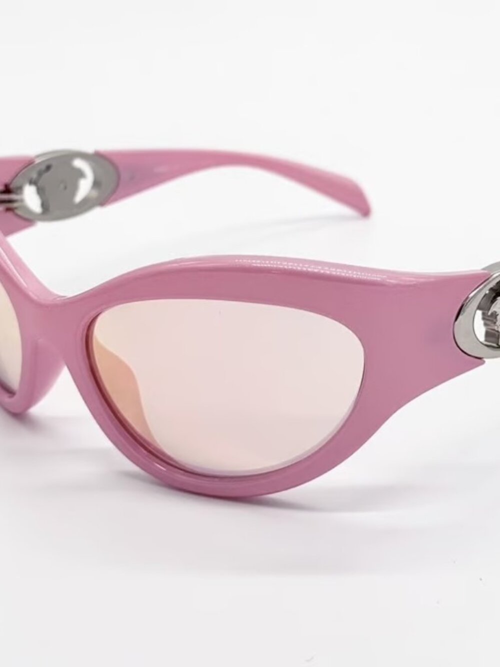 NEW VERSACE VE4485 5521/Z PINK ROSE GOLD MIRROR PINK LENS SUNGLASSES AUTHENTIC - Picture 5 of 10