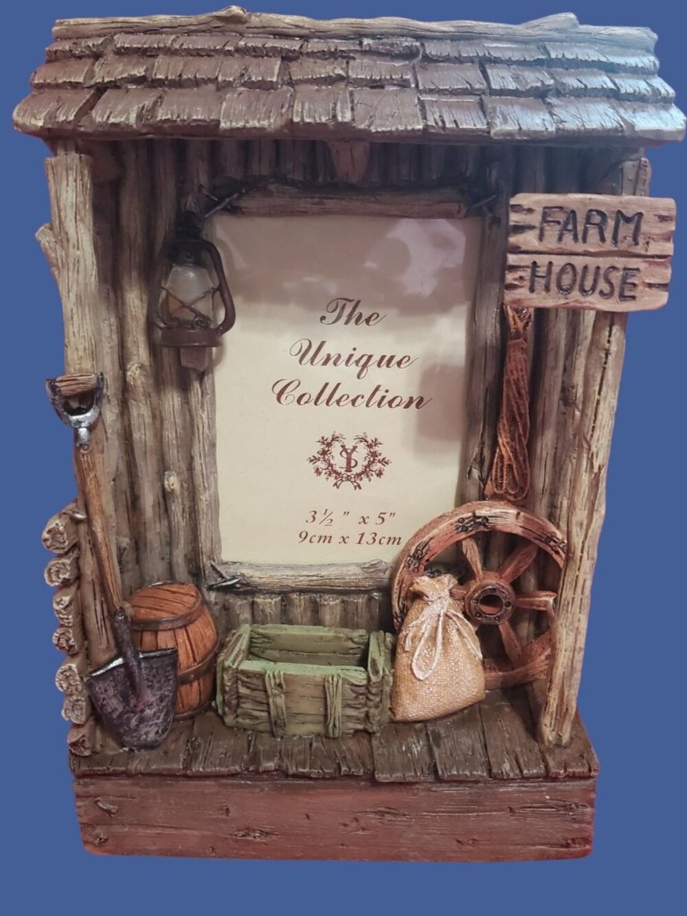 Giovanni Giftware Collection Farmhouse-Photo Frame Rustic Design 3.5" X 5" - Picture 1 of 14