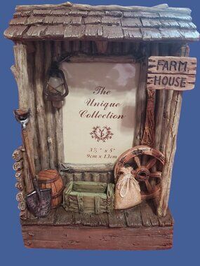 Giovanni Giftware Collection Farmhouse-Photo Frame Rustic Design 3.5" X 5"