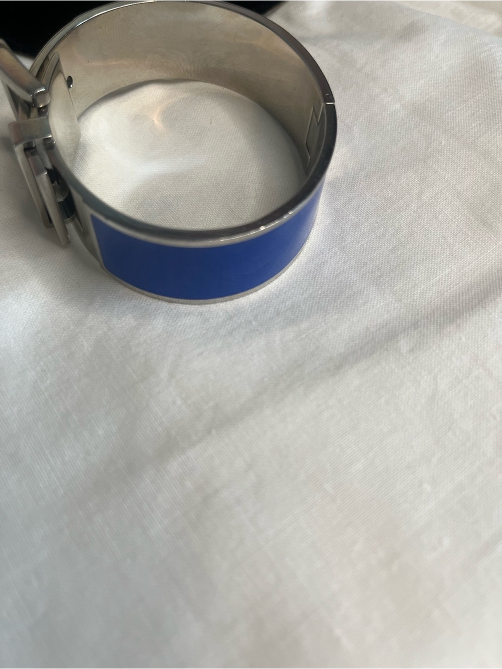 Michael Kors Silver Bracelet with Blue Accent Panel - Picture 12 of 16