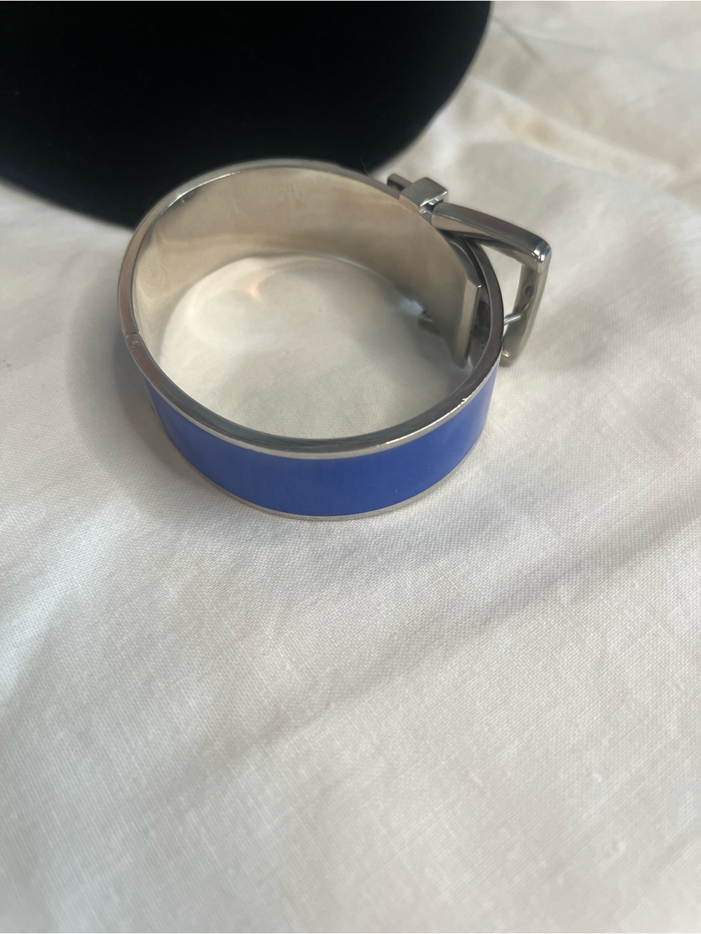 Michael Kors Silver Bracelet with Blue Accent Panel - Picture 16 of 16