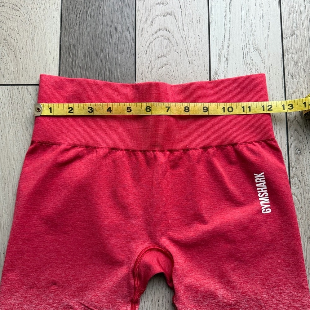 Gymshark Red Ombré Shorts - Picture 5 of 7