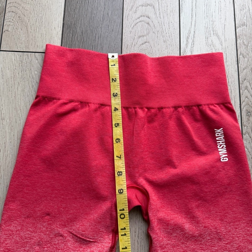 Gymshark Red Ombré Shorts - Picture 6 of 7