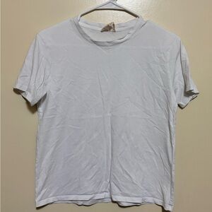 Sezane Designer Women's White Short Sleeve Tee Size XS