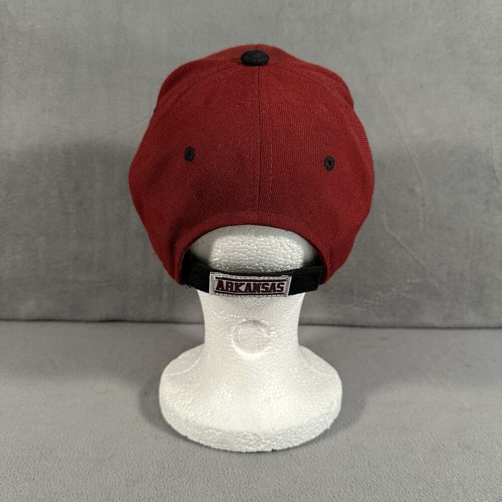 Zephyr Arkansas Razorbacks Red Adjustable Strapback Hat NCAA Cap - Picture 4 of 9