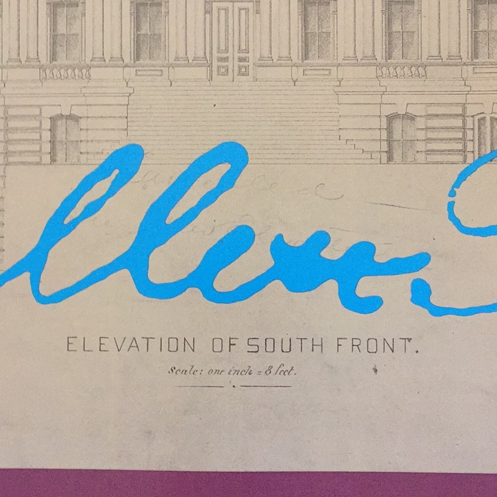 Vintage 80s NWOT Old Executive Office Building 1871 poster​ - Picture 3 of 12