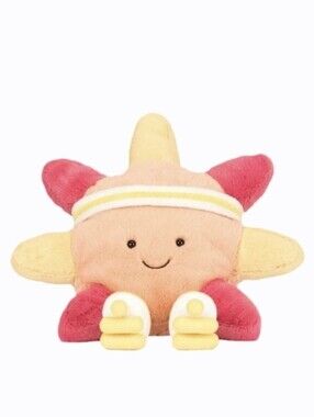 Jellycat Amuseables Sun "ROLLER SKATES" Soft & Plush BNWT Authentic