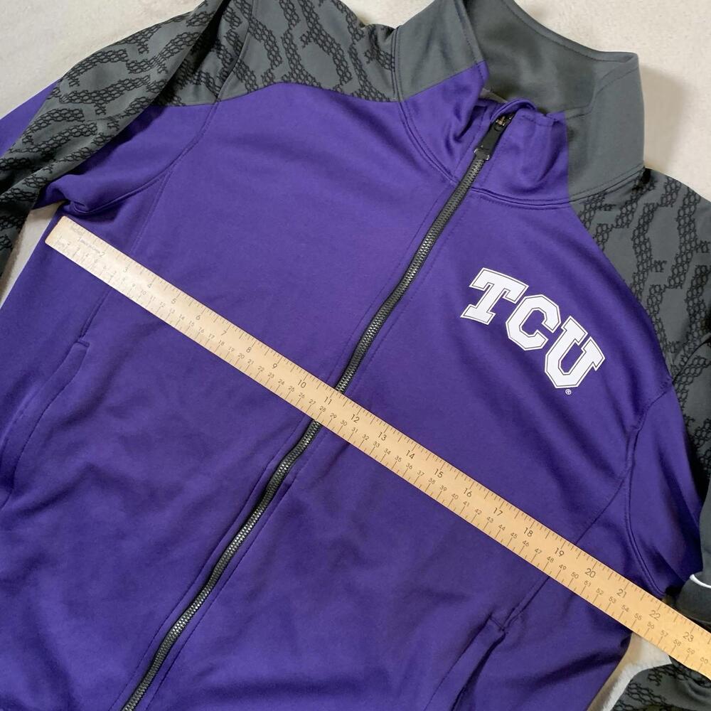 TCU Horned Frogs Nike Jacket Medium‎ Purple Team Issued #39 Nike Strike Jacket - Picture 5 of 14