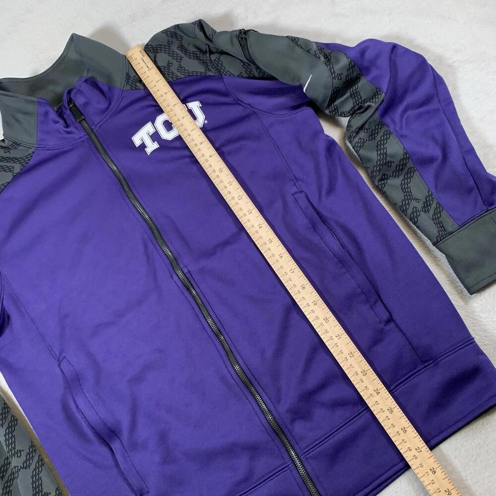 TCU Horned Frogs Nike Jacket Medium‎ Purple Team Issued #39 Nike Strike Jacket - Picture 6 of 14