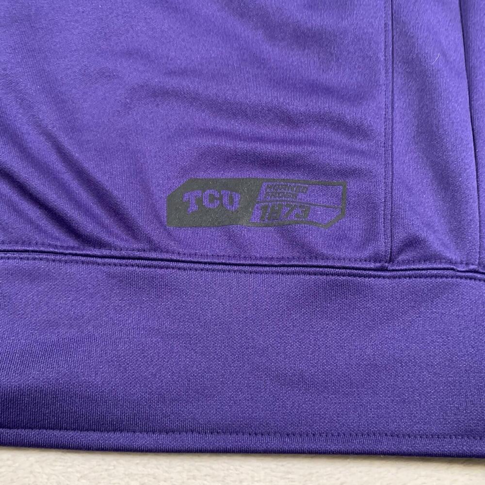 TCU Horned Frogs Nike Jacket Medium‎ Purple Team Issued #39 Nike Strike Jacket - Picture 13 of 14