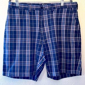 Polo Ralph Lauren Blue Burgundy Prospect Cotton Chino Preppy Shorts Size 36