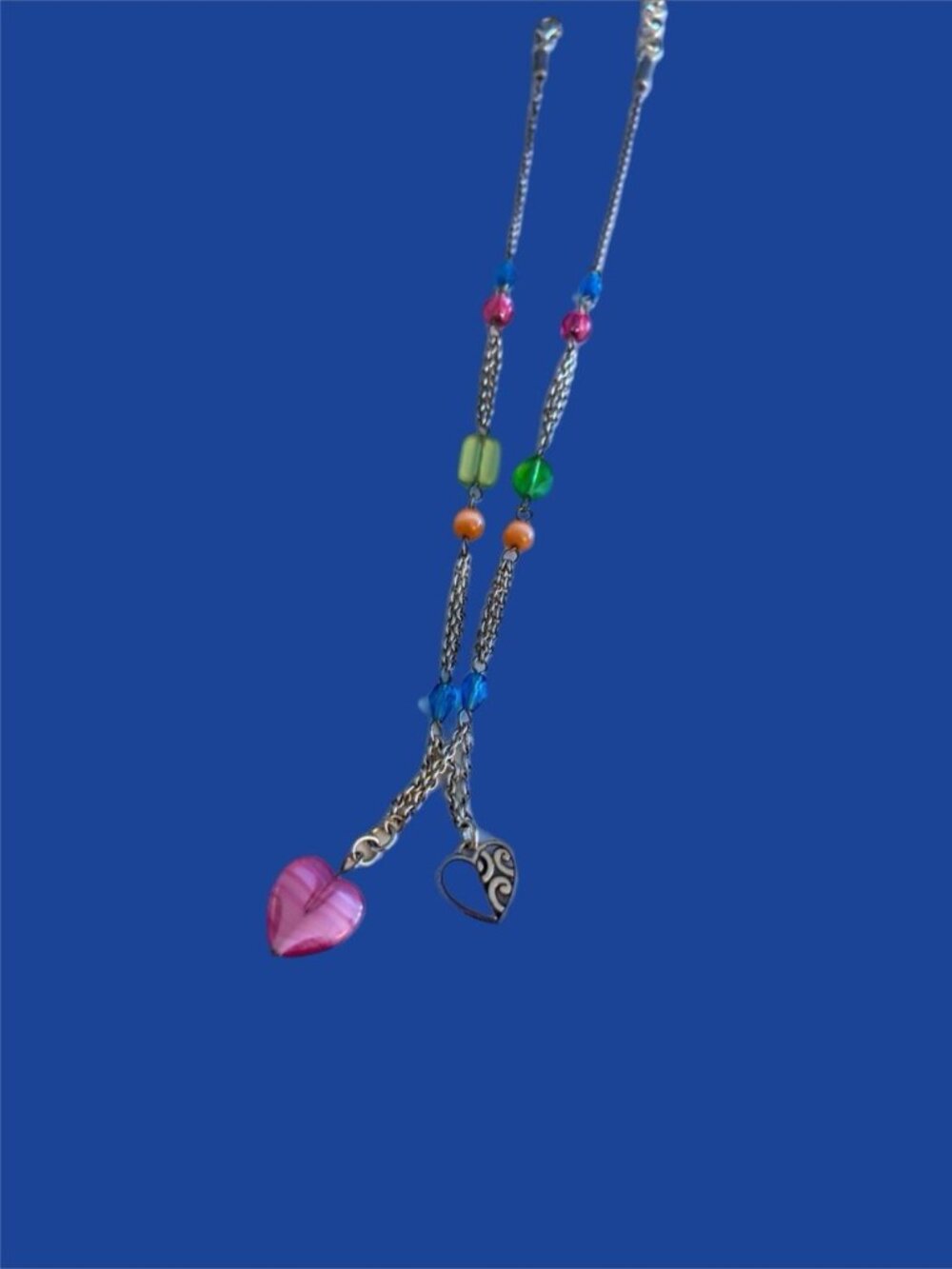 Brighton DECO BRIGHT Charm Beaded Colorful Necklace.