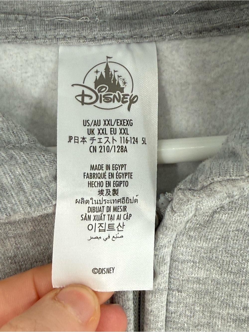 Walt Disney World Full Zip Spirit Sweatshirt Hoodie XXL - Picture 4 of 4