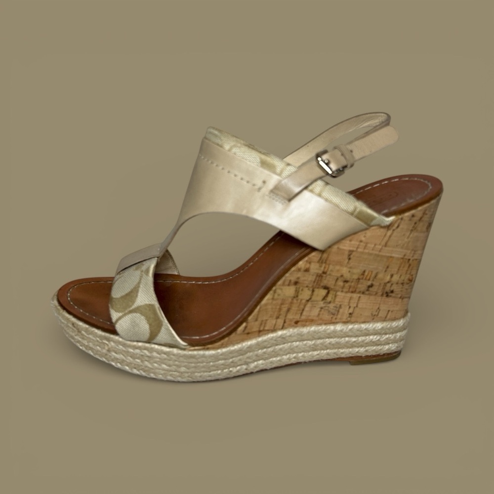 Coach Mendez Sandals Sz 9.5 - Picture 3 of 6