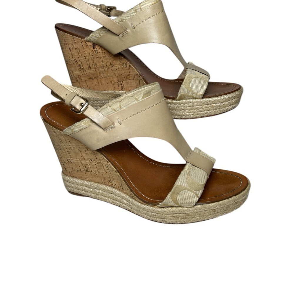 Coach Mendez Sandals Sz 9.5 - Picture 6 of 6