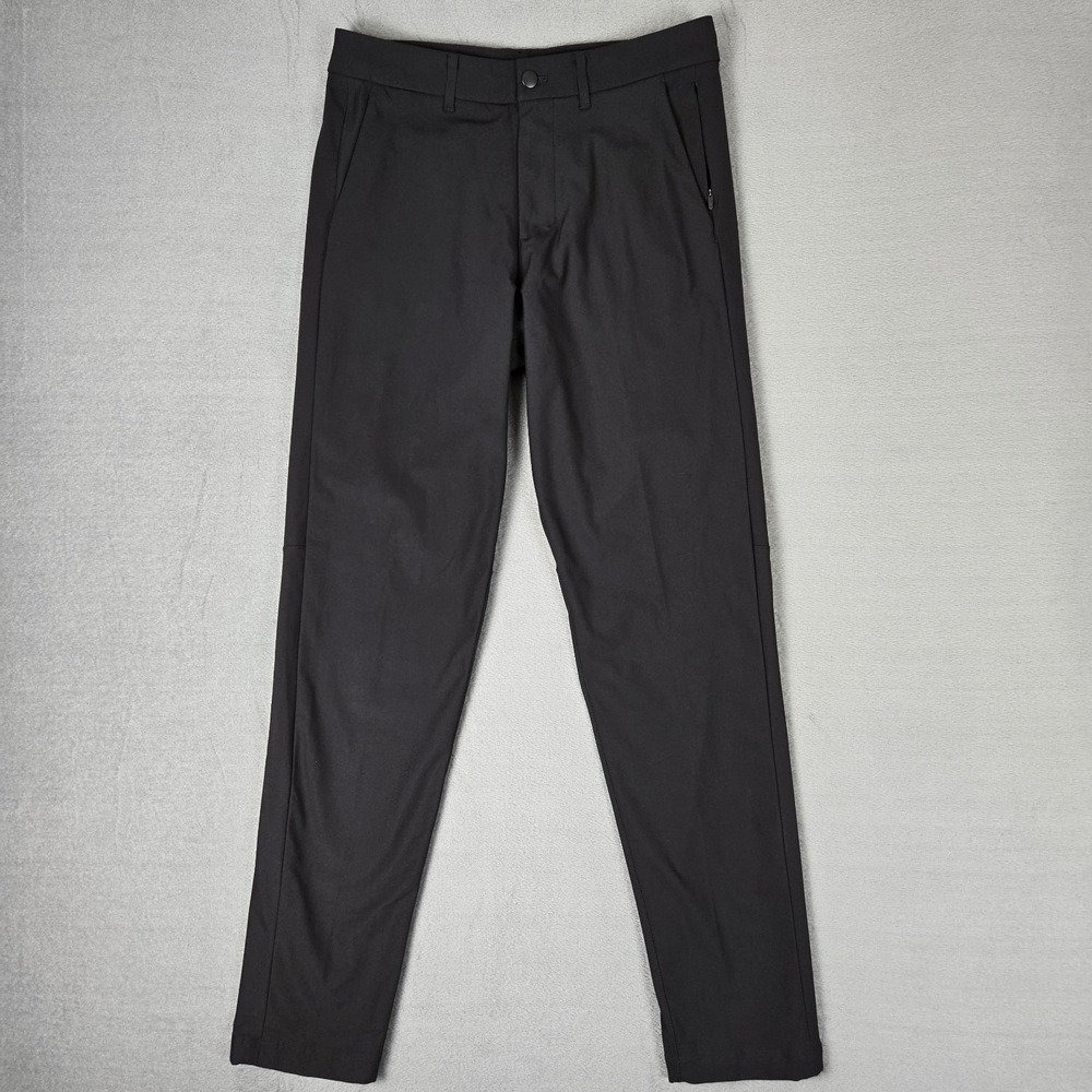 Lululemon‎ Commission Pant Mens 32x31 Slim Warpstreme Obsidian Black M5439S