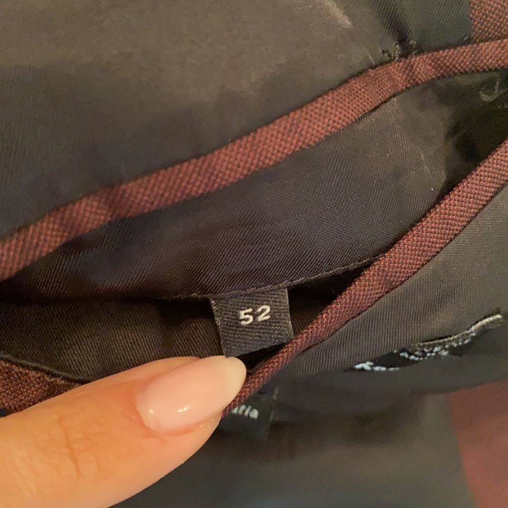 COPY - The Kooples men’s burgundy sport coat - Picture 3 of 4