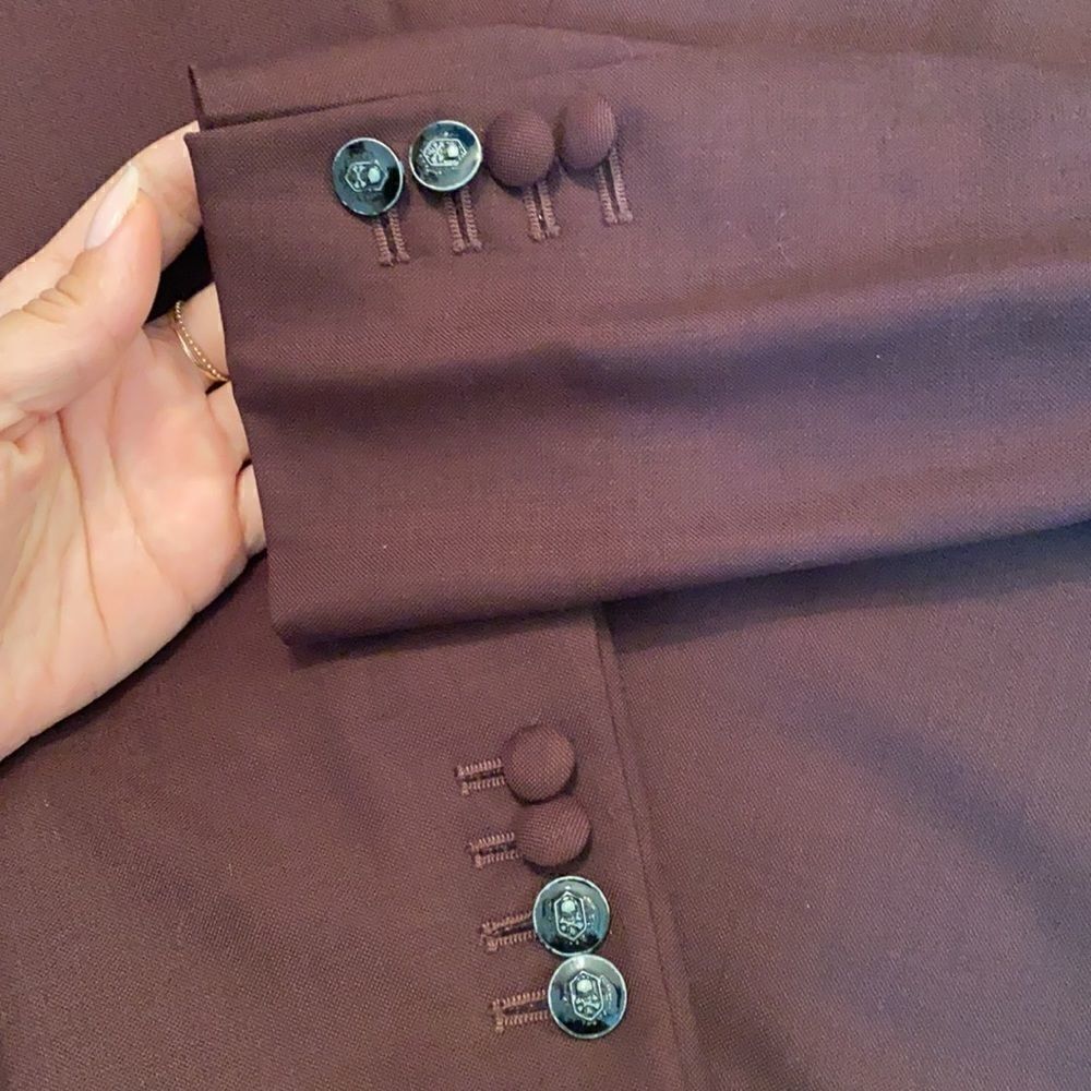 COPY - The Kooples men’s burgundy sport coat - Picture 4 of 4