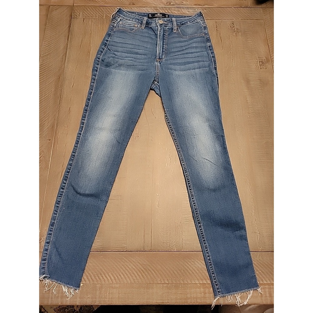 Hollister Curvy Ultra High-Rise Super Skinny Jeans 3s Distressed 26 X 26 Women‎