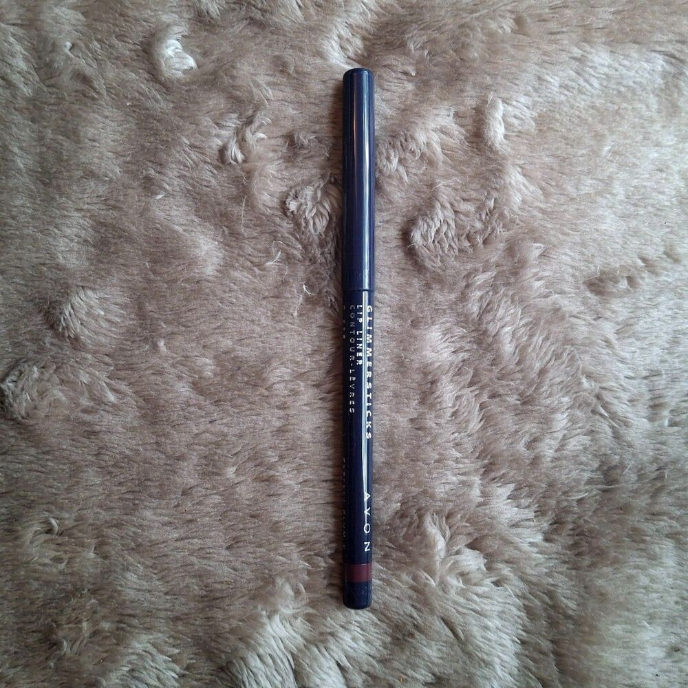 Avon 2001 Glimmersticks Lip Liner Perfect Plum Retractable Vintage New No Box