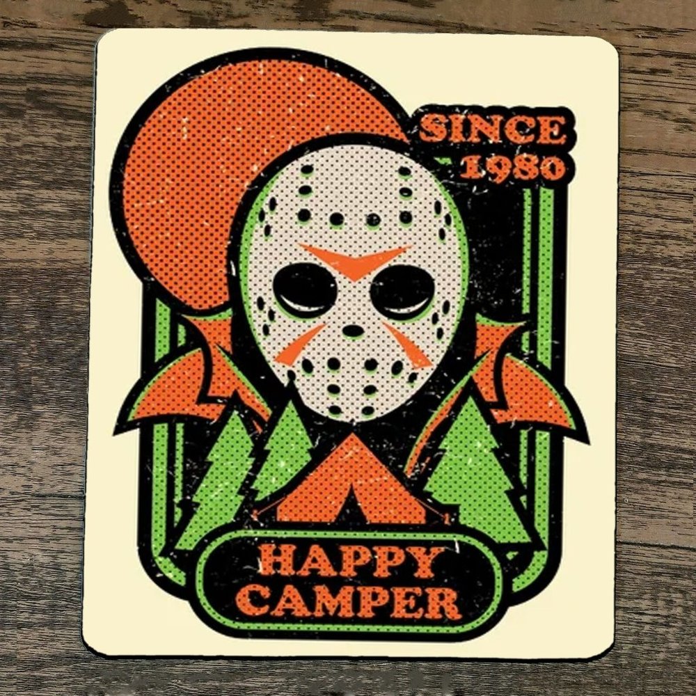 Mouse Pad Happy‎ Camper Since 1980 Friday the 13th