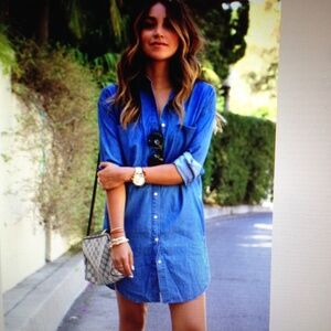 Everlane denim shirtdress XS