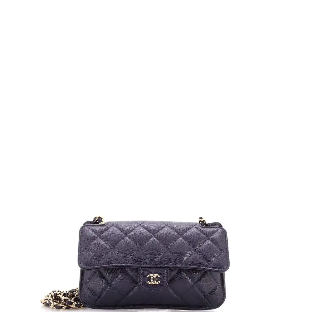 Chanel Foldable Tote Bag With Chain #239588C19B - Picture 6 of 8