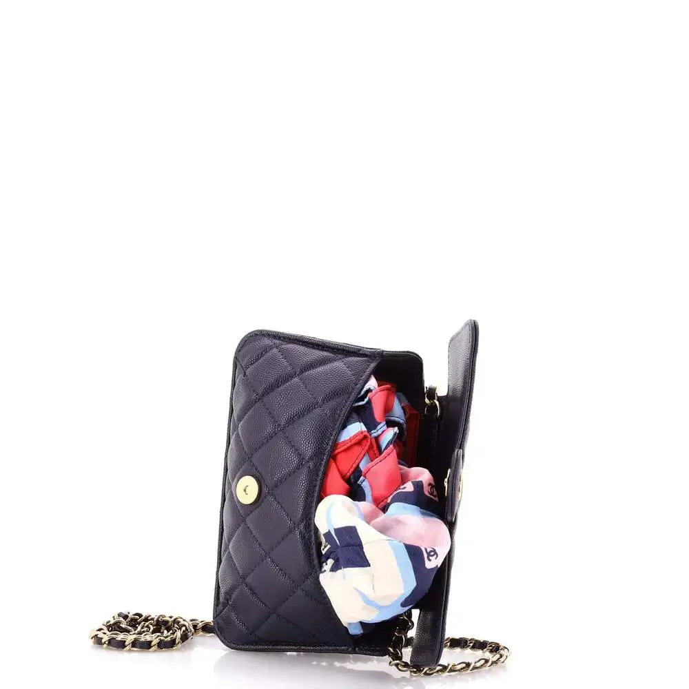 Chanel Foldable Tote Bag With Chain #239588C19B - Picture 7 of 8