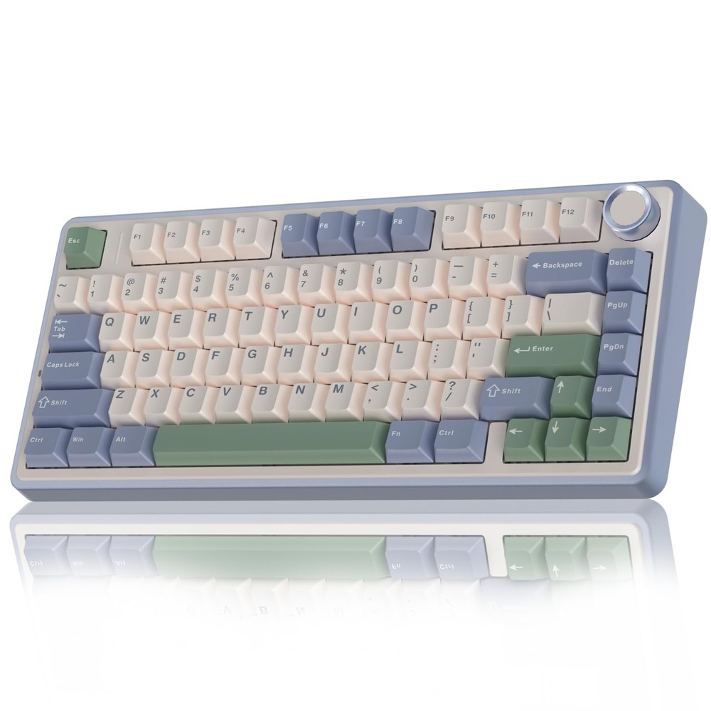 AULA F75 75% Wireless Mechanical Keyboard Hot Swappable RGB Backlit Gaming