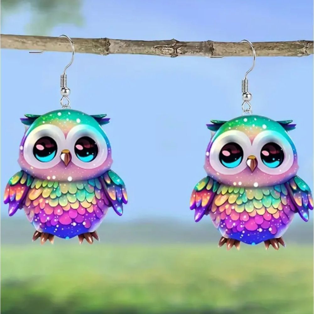 Hand crafted dangle earrings - Picture 3 of 4