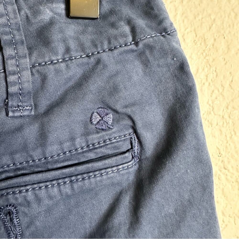 Lucky Brand Flat Front Mens Chino Shorts Blue‎ Size 31 - Picture 7 of 8
