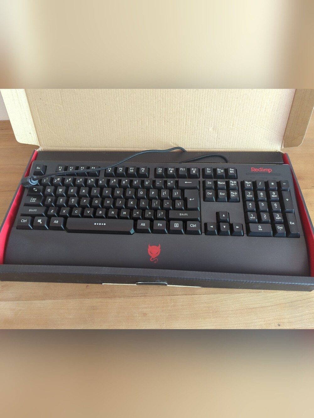 GK100D RGB Gaming Keyboard Redimp Backlit Waterproof Mechanical Feel