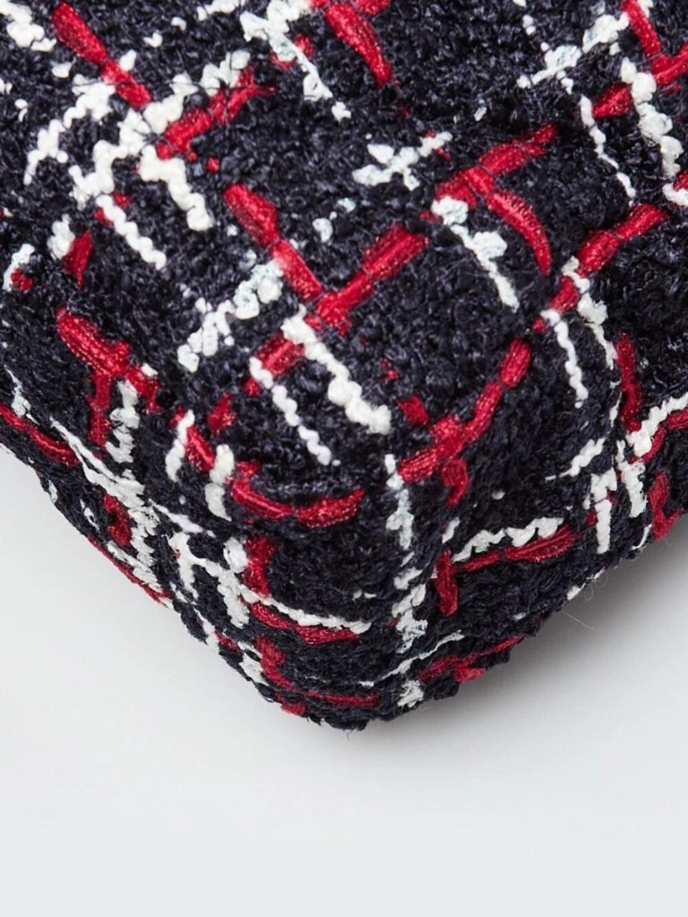 Chanel Navy Blue/Red Tweed Chanel 19 Large Flap Bag - Picture 9 of 11