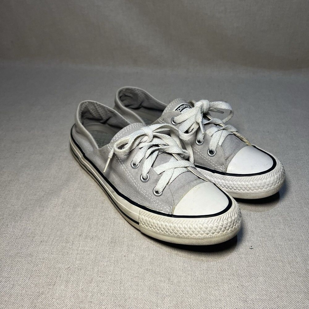 Converse Chuck Taylor All Star Shoreline Slip‎ On Wolf Gray/White Women's Size 7