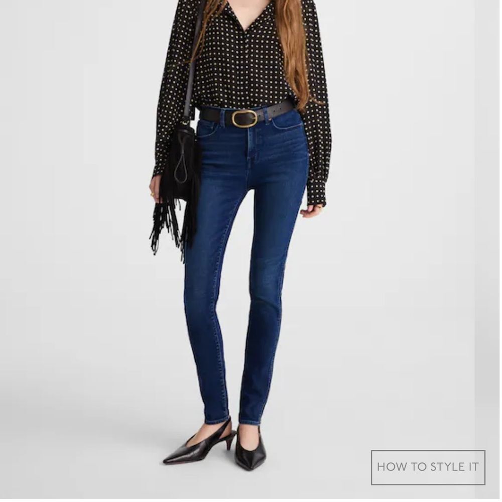 Madewell Dark Blue Skinny Jeans
