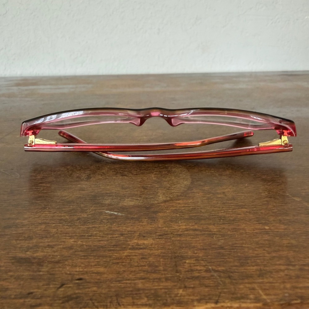 Coach HC 6040 Tortoise Pink Rectangle Full Rim Eyeglasses Frames Only 52-16-135 - Picture 4 of 9