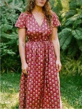 Christy Dawn The Dawn Dress Antique Lotus Red