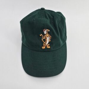 Disney Vintage Baseball Cap Green Tigger Embroidered Walt Disney World