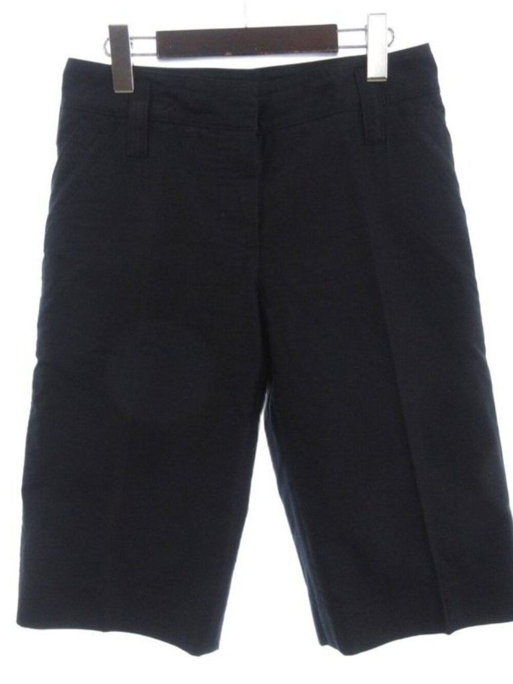 Louis Vuitton Shorts Zip Fly Cotton Black 36 Gy19 aa