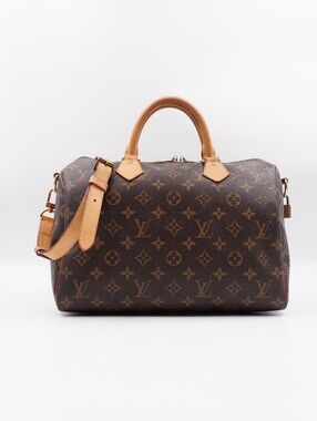 CJ27 ❤️ Louis Vuitton Monogram Speedy Bandouliere 30