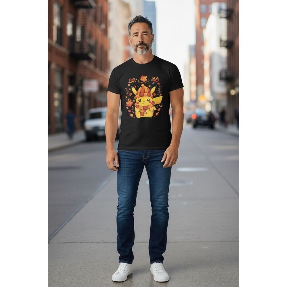 Port & Company Fall Pikachu T-shirt Men’s