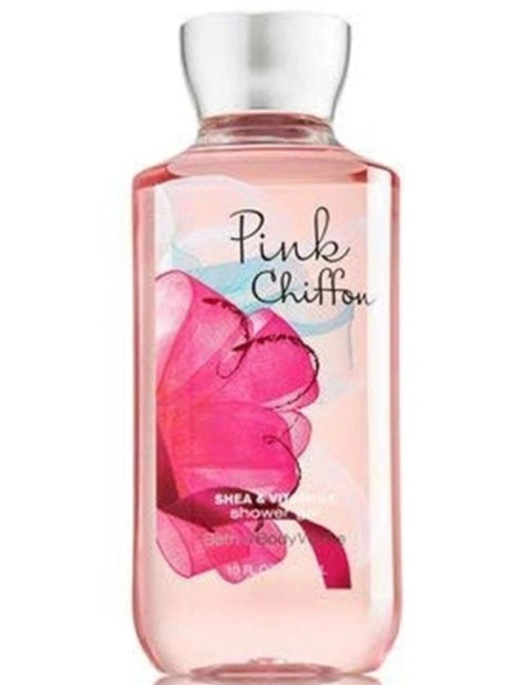 Bath & Body Works Pink Chiffon Shower Gel With Shea & Vitamin E 10 Fl Oz RETIRED