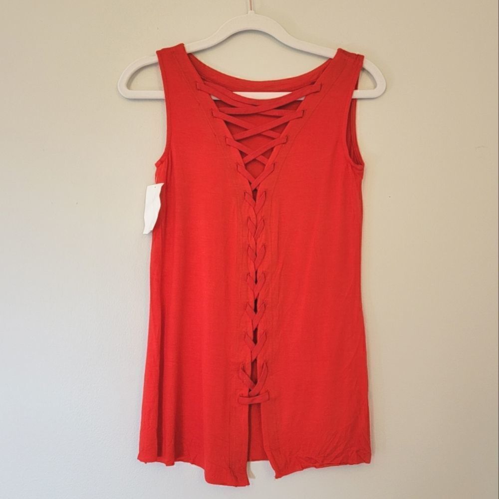Bailey 44 Lace Up Tank - Picture 2 of 5