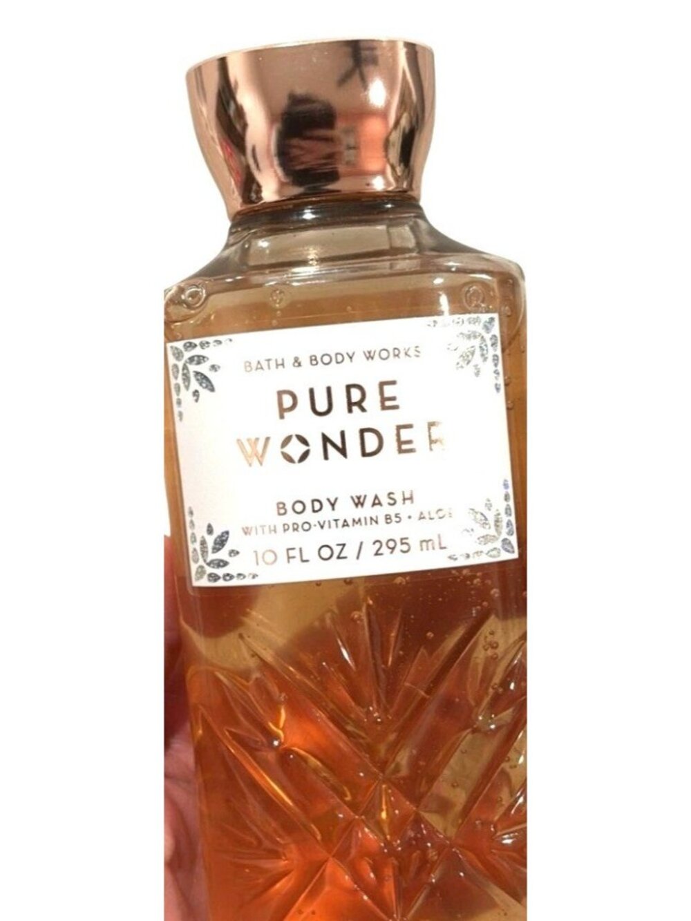 Bath & Body Works Pure Wonder Body Wash 10 Oz With Aloe & Pro-Vitamin B5 Retired