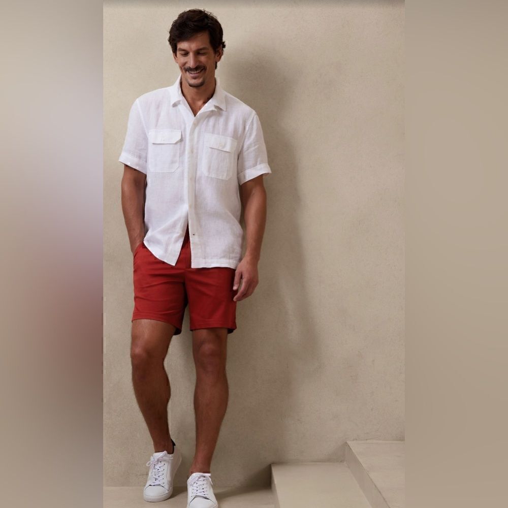 Lucky Brand Men's Red Chino Shorts Size 33